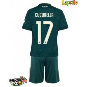 Real Madrid Marc Cucurella #17 Vieraspaita Lapsille 2026-27 Lyhythihainen (+ shortsit)
